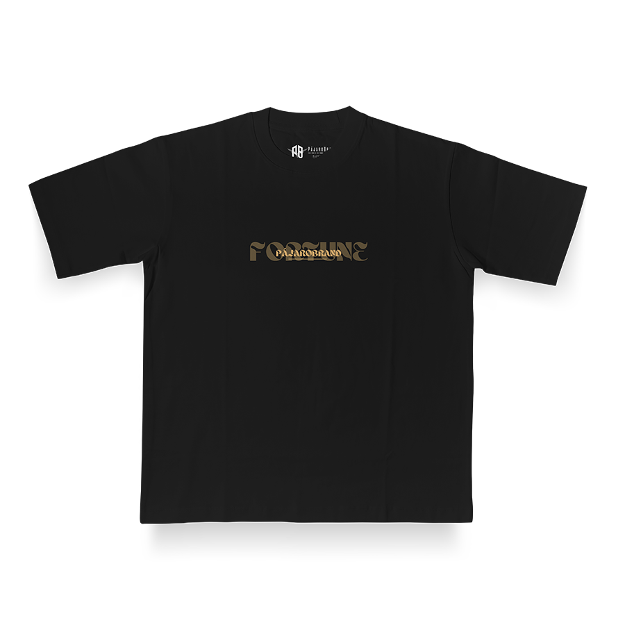 Camiseta negra oversize