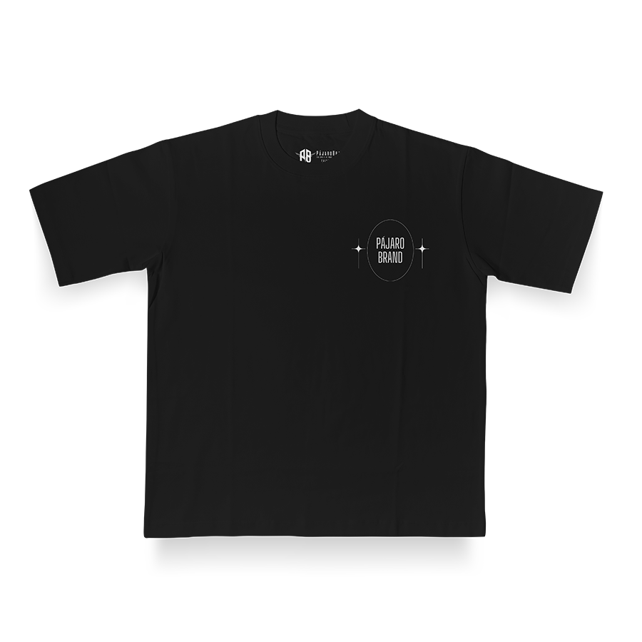 Camiseta negra oversize