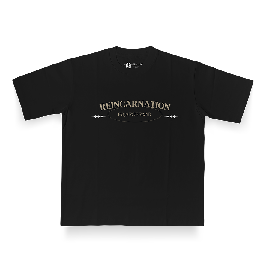 Camiseta negro Oversize