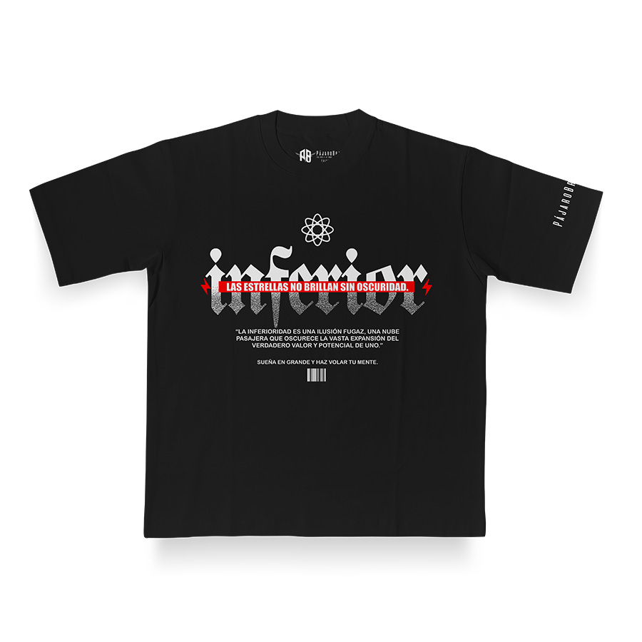 Camiseta negra Oversize