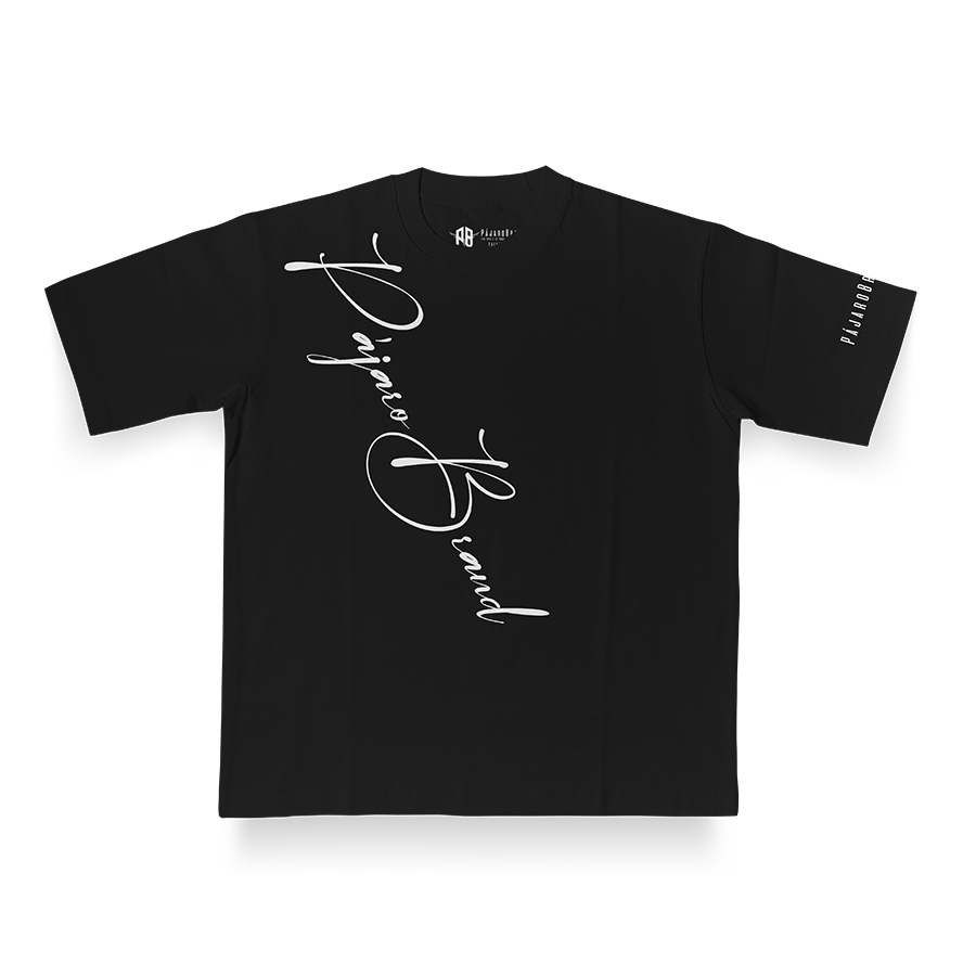 Camiseta Oversizes negra 100% algodon