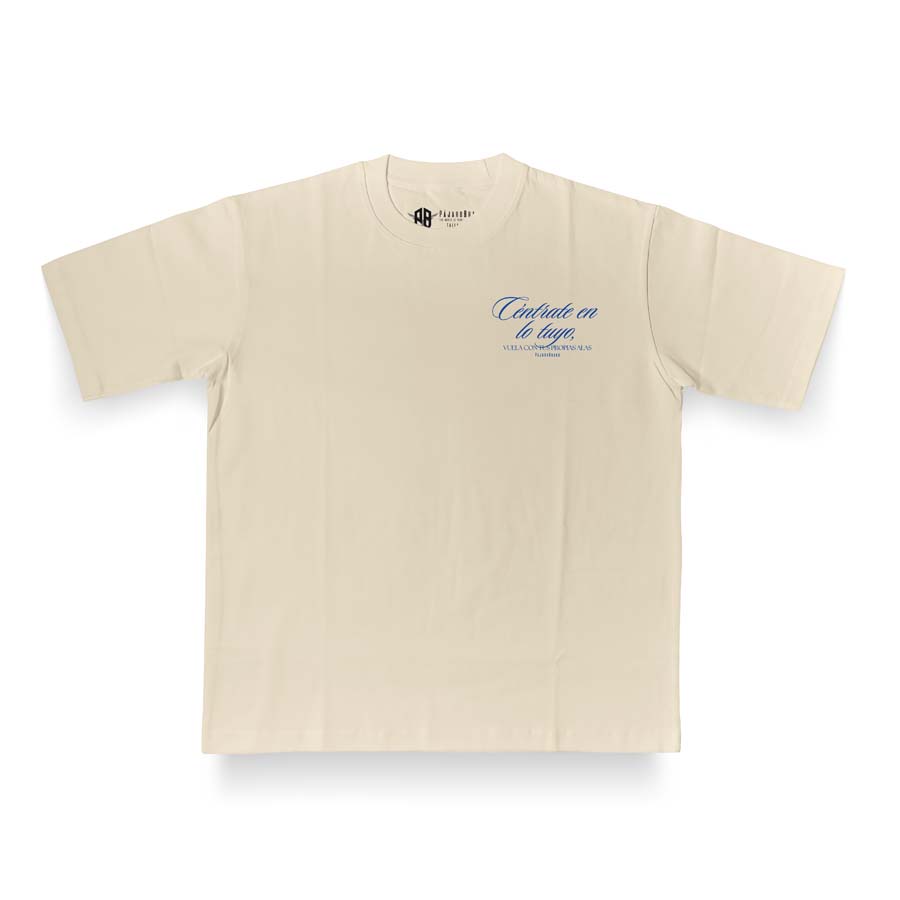 Camiseta Beige Oversizes
