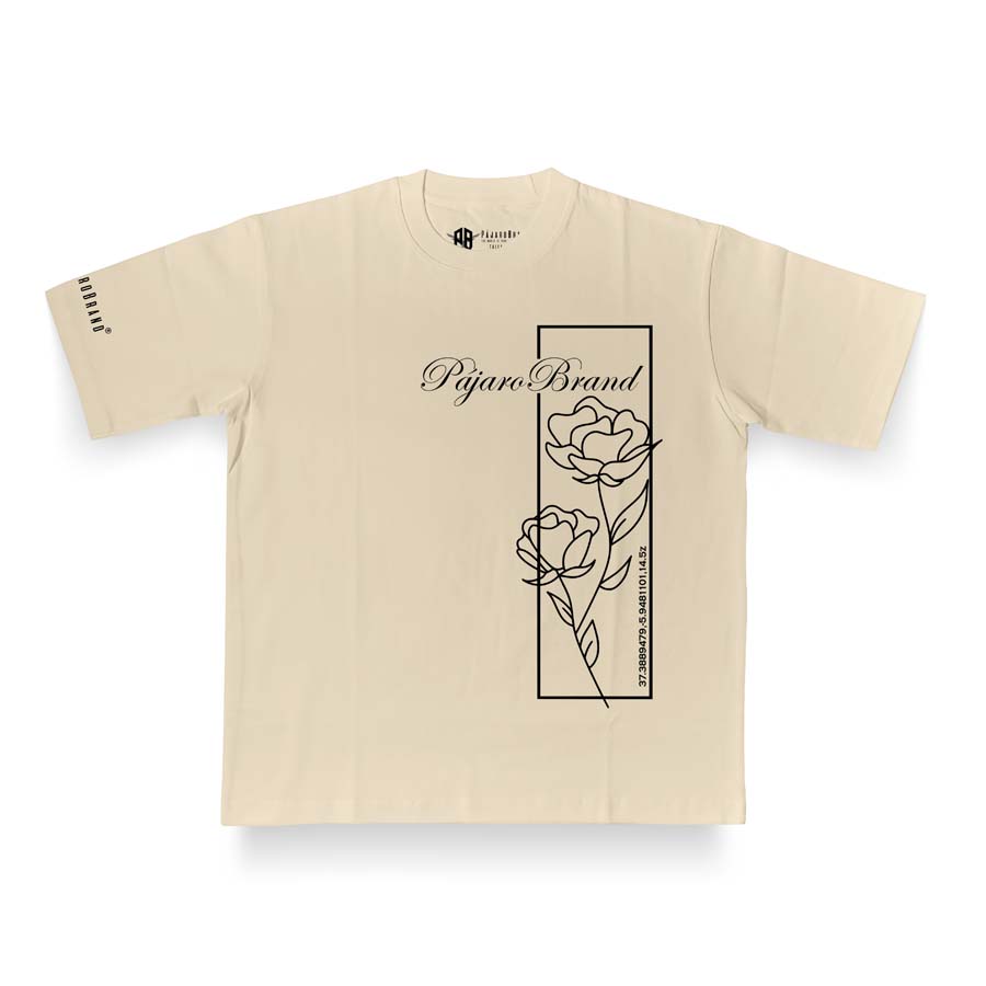 Camiseta Oversize Beige