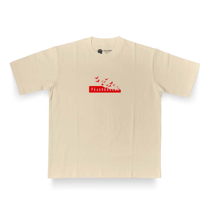 Camiseta Oversize Beige