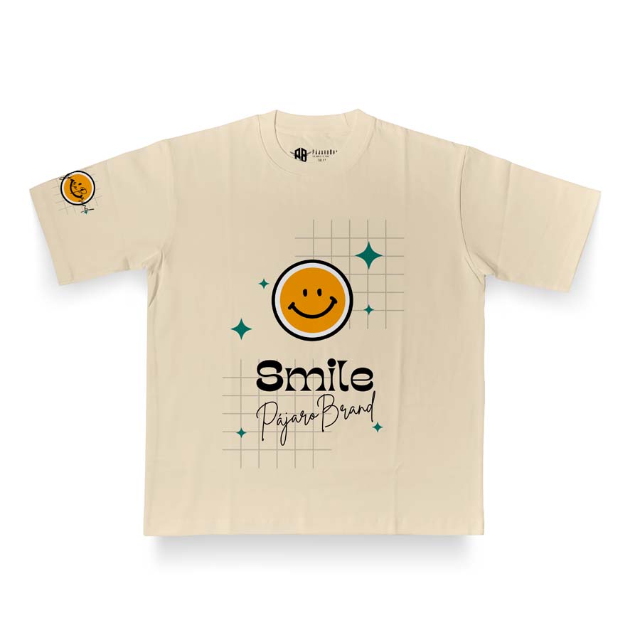 Camiseta Oversize Beige