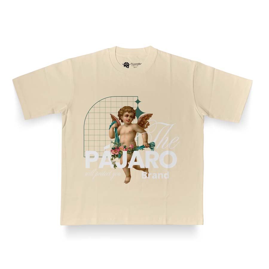 Camiseta Beige Oversize