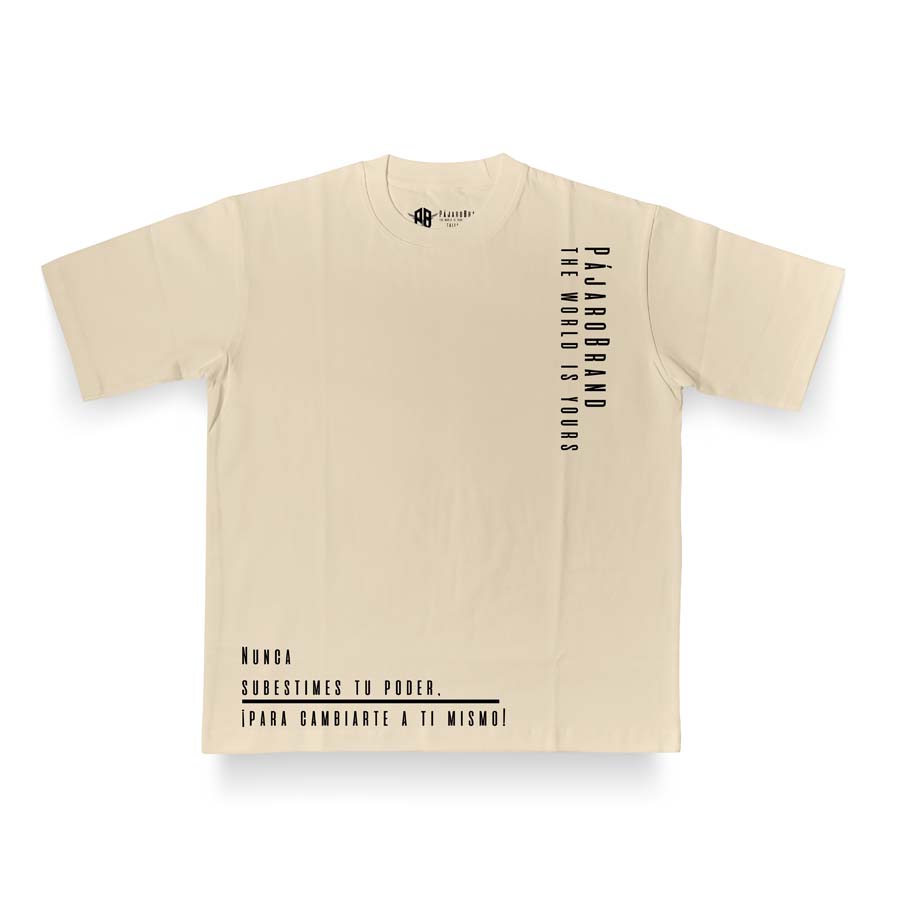 Camiseta Oversize Beige