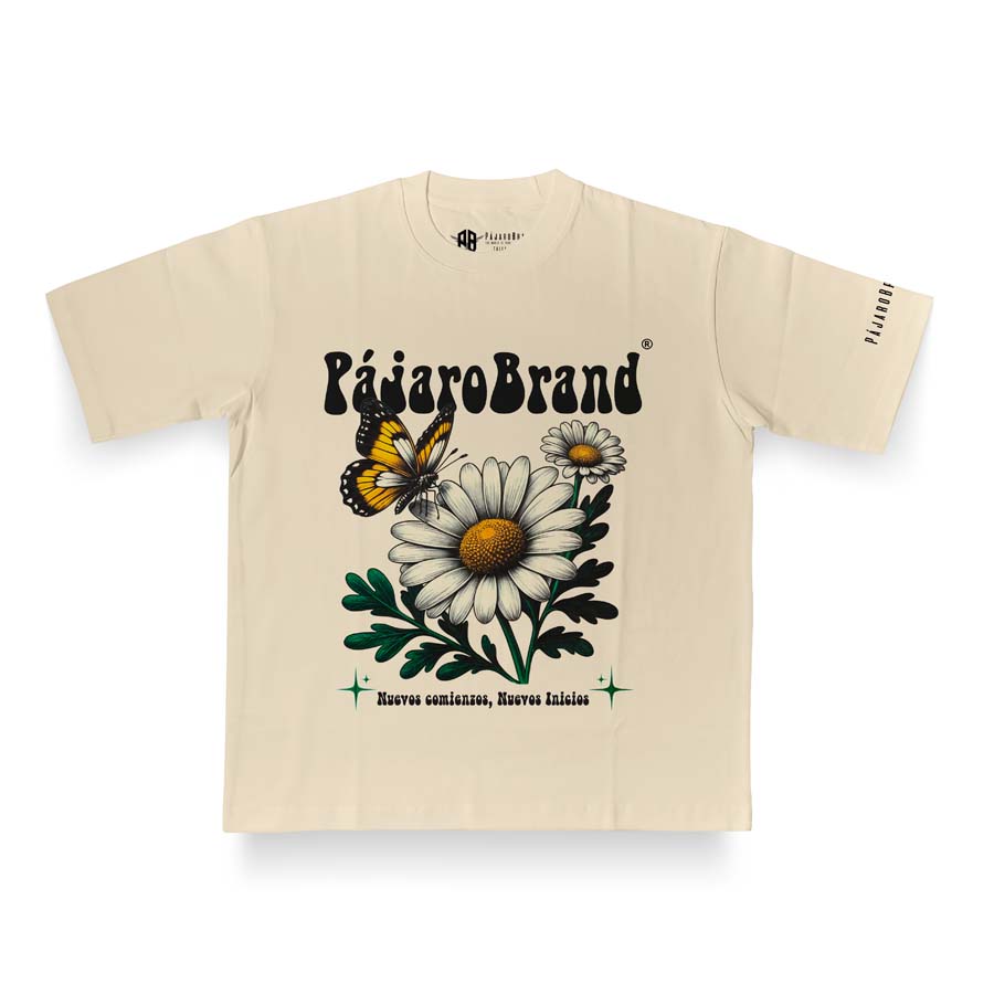 Camiseta Oversize Beige