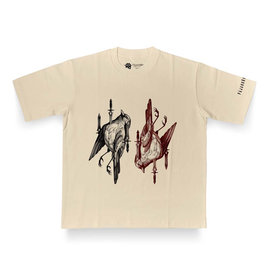 Camiseta Oversize Beige