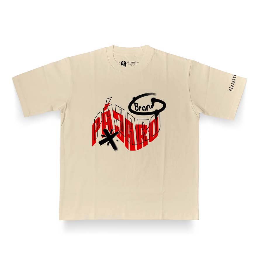 Camiseta Oversize Beige