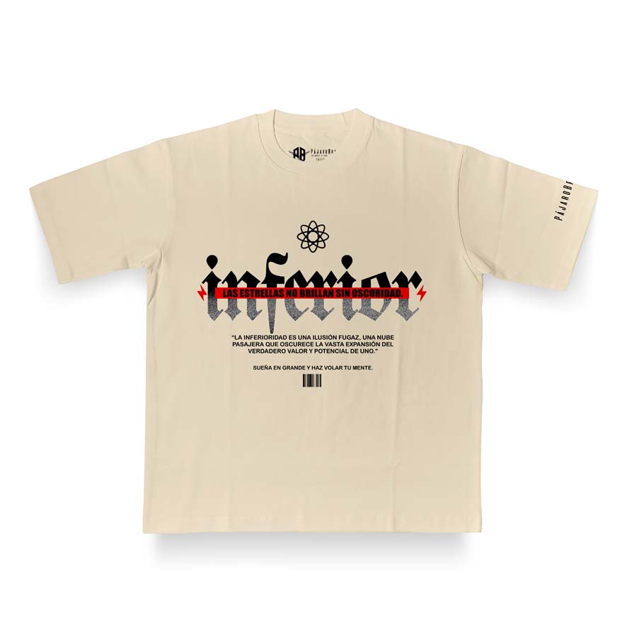 Camiseta Oversize Beige