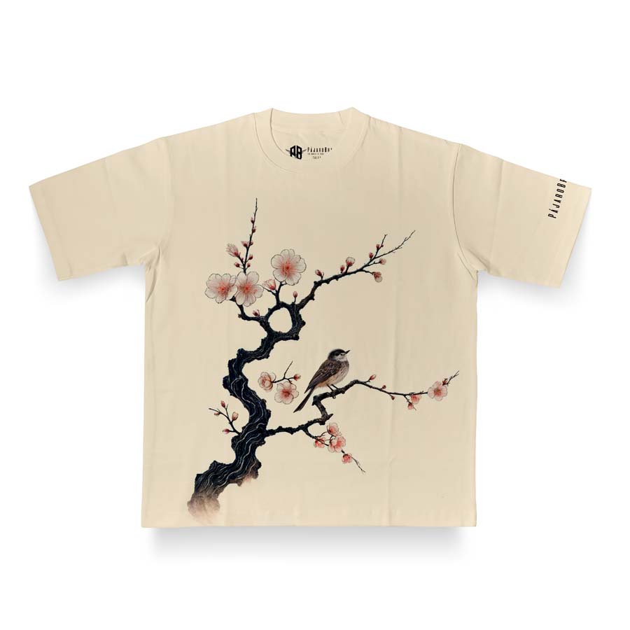 Camiseta Oversize Beige